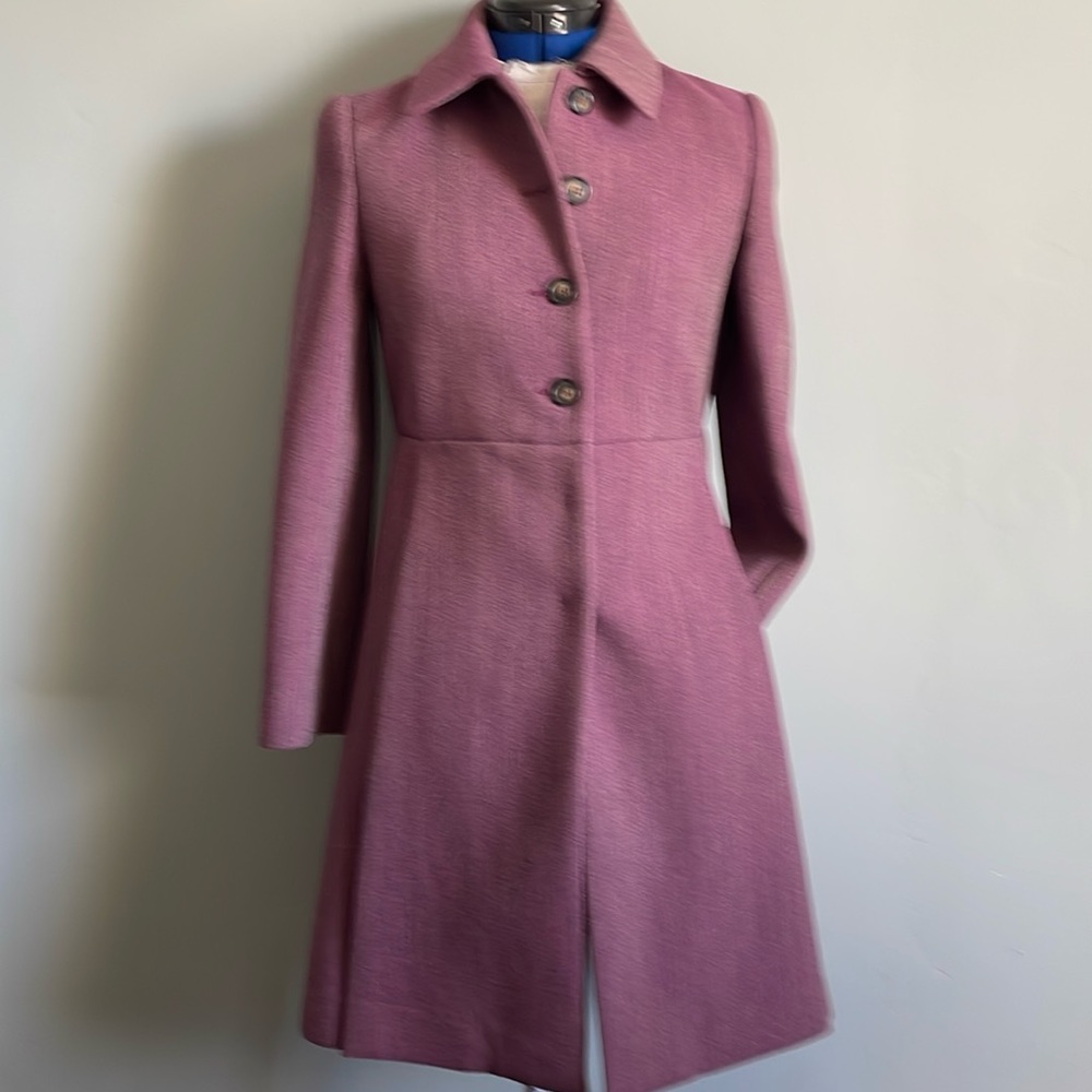 Miu Miu Purple Coat, Fully Lined, Like New, Size … - image 1